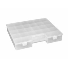 Коробка для швейныx принадлежностей Gamma, цвет: прозрачный 35,5x31x6 см