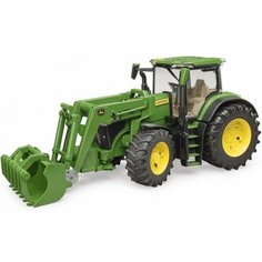 Bruder Трактор John Deere 7R 350 с фронтальным погрузчиком 03-151