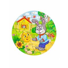 Пазл "Колобок", в пленке 10x15x0,6 см Woodland