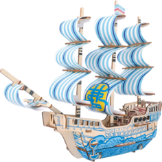 3D puzzle Сборная модель / деревянный конструктор - "Парусник Мечты" Обучай ка