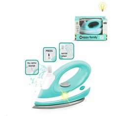 Утюг на батарейках свет спрей вибрация бирюзовый, LS820Q8 Нет бренда