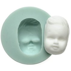 Молды для рукоделия 769 кукольное лицо Hobby Page