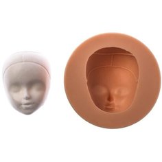 Молд для рукоделия 524 Кукольное лицо HobbyPage