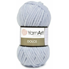 Пряжа плюшевая Yarnart Dolce/Ярнарт Дольче серо-сиреневый N 776, 120м/100гр, 100% микрополиэстр, 1 шт/пряжа для игрушек, пледов и одежды