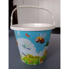 Ведро большое "Бабочки" Зебра