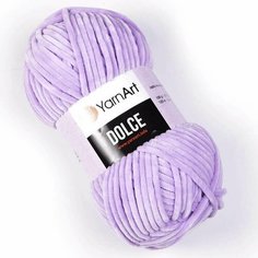 Пряжа YarnArt Dolce Ярнарт Дольче, 744 сиреневый, 100% микрополиэстер, 100г, 120м, 1 моток