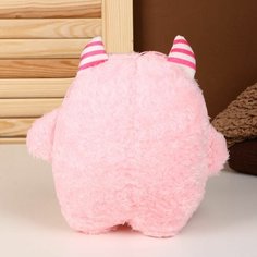 Мягкая игрушка Монстрик , 20 см, цвет розовый Denco Store