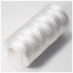 Пряжа Seam Sapfir Lux (Сапфир Люкс) 415 белый 100% вискоза 100г 500м 5шт