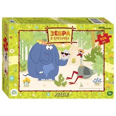 Пазл "Зебра в клеточку", С/м, 104 детали / Step Puzzle