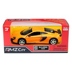 Машинка металлическая Uni-Fortune RMZ City 1:32 McLaren 650S, инерционная, 2 цвета (желтый, синий)