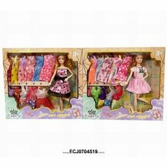 Кукла YSYY1104 Мой гардероб с набором платьев в коробке Miss Kapriz