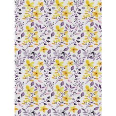 Отрезная ткань для мебели Ambesonne "Векторные акварельные цветы" метражом для рукоделия и шитья, оксфорд, 155 см