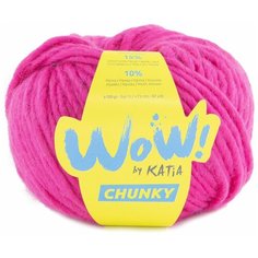 Пряжа для вязания Katia Wow-Chunky, 75% акрил, 15% шерсть, 10% альпака