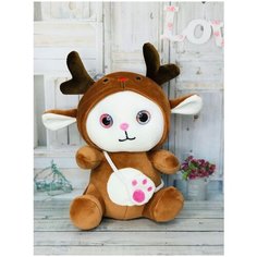 Мягкая игрушка Котик в костюме, 20 см Plush Toys