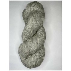 Пряжа для вязания шерсть 8/2 Light Grey 234-244 г. Нет бренда