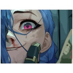 Картина по номерам на холсте Мультфильм Аркейн (игры, LOL, лига легенд, league) - 7931 Г 30x40