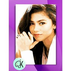 Картина по номерам на холсте Зендея, 40 х 60 см КУЛЬТУРА ЦВЕТА