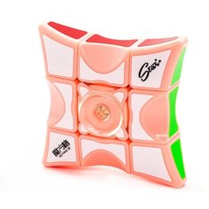 Головоломка Кубик Спиннер QiYi MoFangGe 1x3x3 Spinner 1х3х3 / Головоломка для подарка / Розовый пластик