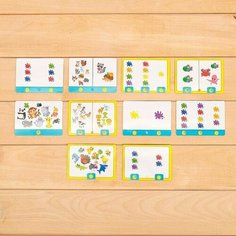 Развивающий набор «Умная цепочка», микс, в пакете (комплект из 8 шт) Iq Zabiaka