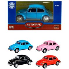 Машинка металлическая Play Smart 1:45 "Volkswagen Beetle" 6525WC / Микс