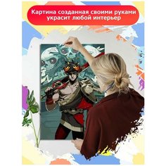 Картина по номерам Игра Hades (Аид, Боги, Мифология, Никта, Загрей, Зевс) - 8045 В 60x40