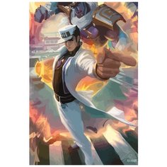 Картина по номерам на холсте Аниме JOJO (Джованна, Джотаро, ДжоДжо) - 7727 В 60x40