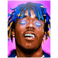 Картина по номерам на холсте музыка Lil Uzi Vert - 8657 В 30x40