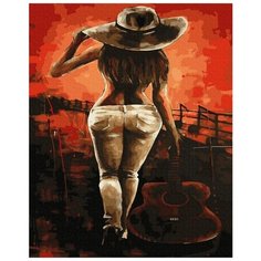 Картина по номерам "Музыка со мной", 40x50 см, ВанГогВоМне