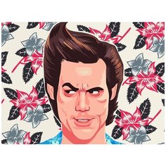Картина по номерам на холсте Джим Керри - 6253 Г 30x40
