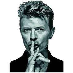 Картина по номерам на холсте Музыка Dawid Bowie Дэвид Боуи - 6375 В 30x40