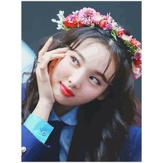 Картина по номерам на холсте TWICE Kpop Nayeon - 13 30X40
