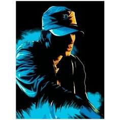 Картина по номерам на холсте Музыка Eminem Эминем - 6293 В 30x40