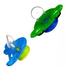 Пустышка "Автомобиль", соска силиконовая с прикусом 0-3 месяцев 413 Businka