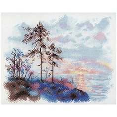 Набор для вышивания "Закаты Карелии", 20x25 см, Aquarelle
