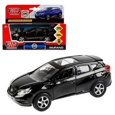 Машина металлическая, инерционная «Nissan Murano» чёрный, 12 см, открывающиеся двери Технопарк