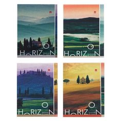 Блокнот А7, 40 листов на скрепке "Природа", микс Альт