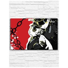 Картина по номерам на холсте игра Persona 5 (PS, Xbox, PC, Switch) - 11226 Г 60x40