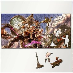 Пазл из дерева с фигурками, 230 деталей, 46х23 см игры Final Fantasy XIII - 5291 Puzzle Wood