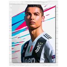 Картина по номерам на холсте игра fifa 19 - 9574 В 30x40