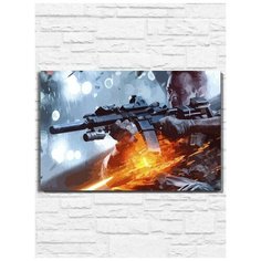 Картина по номерам на холсте игра Battlefield 4 - 9532 Г 30x40