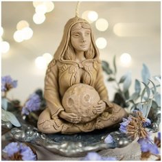 Силиконовая форма для свечи Триединая Богиня с Луной Molds.Sever