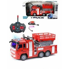 Автовышка радиоуправляемая, 4 канала, свет, в комплекте: аккумулятор, USB шнур, элементы питания АА*2шт. не входят, коробка Наша Игрушка