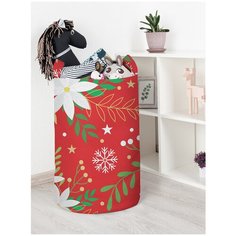 Корзина для игрушек JoyArty "Подснежники зимой" 40x60 см