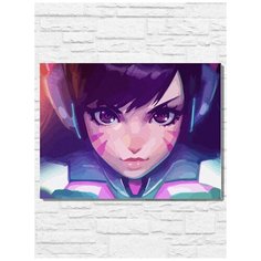 Картина по номерам на холсте игра Overwatch - 11329 Г 30x40