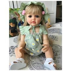 Кукла Реборн девочка Ярослава (силиконовая) 55см/ Реалистичная кукла NPK Doll