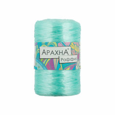 Пряжа ARACHNA "Raffia" 100% полипропилен 5 шт х 50 г 200 м (49 мята)