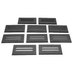 Прямоугольная подставка с прорезями для миниатюр, для настольных игр, варгеймов, ролевых игр, 25*50 мм, 10 шт. Pandoras Box Studio