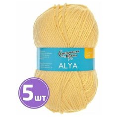 Пряжа Семеновская пряжа Alya (772), шампанское, 5 шт. по 100 г
