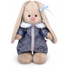 Мягкая игрушка BUDI BASA Зайка Ми в стеганом комбинезоне малый 25 см, 1 шт.