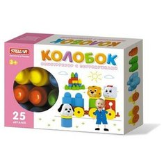 Конструктор, STELLAR, Колобок и компания, 25 деталей, коробка, 1 шт Стеллар